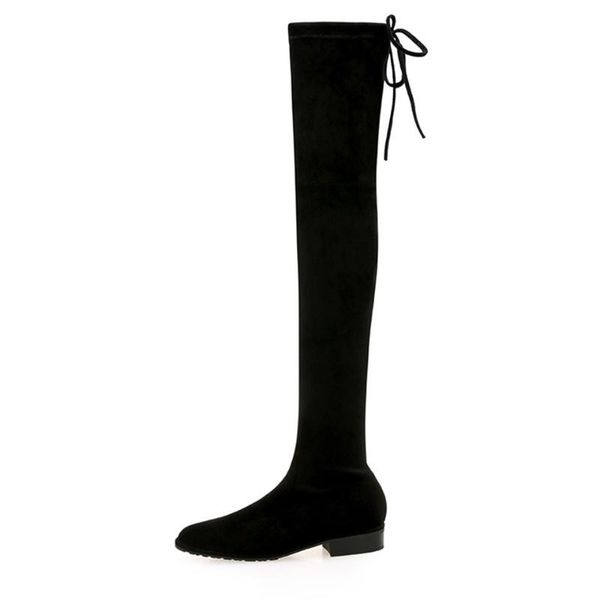 2020 women boots over knee block 2.5cm high heels round toe long black boots autumn fashion female shoes women 
2020 women boots over knee block 2.5cm high heels round toe long black boots autumn fashion female shoes women