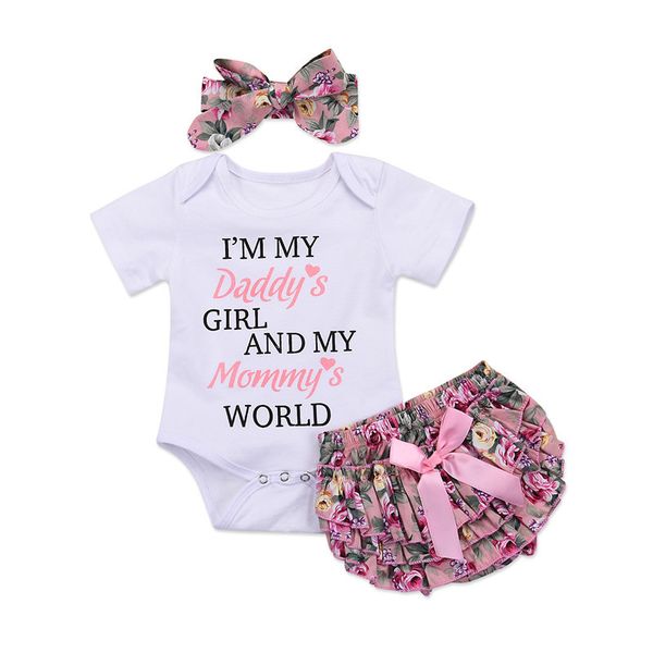 3pcs newborn baby girl outfit summer clothes set floral romper jumpsuit +tutu shorts pants dress+ bowknot headband d30 y200803, White
3pcs newborn baby girl outfit summer clothes set floral romper jumpsuit +tutu shorts pants dress+ bowknot headband d30 y200803, White