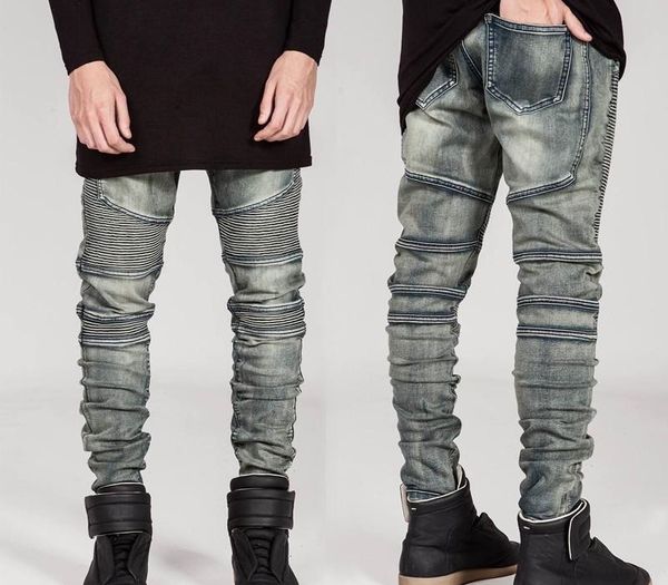 2017 new fashion men jeans denim pencil pants slim punk distressed frayed biker jeans brief male trousers vintage plus size, Blue
2017 new fashion men jeans denim pencil pants slim punk distressed frayed biker jeans brief male trousers vintage plus size, Blue
