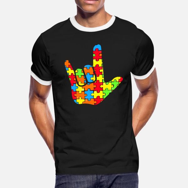 asl sign language autism hand t shirt men personalized 100% cotton size s-3xl unique cute fashion spring autumn slim shirt
asl sign language autism hand t shirt men personalized 100% cotton size s-3xl unique cute fashion spring autumn slim shirt