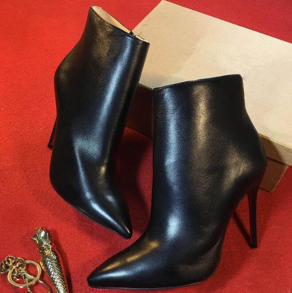 black red leather with spikes pointed toes women ankle boots ladies red bottom high heels shoes pumps party dress wedding
black red leather with spikes pointed toes women ankle boots ladies red bottom high heels shoes pumps party dress wedding