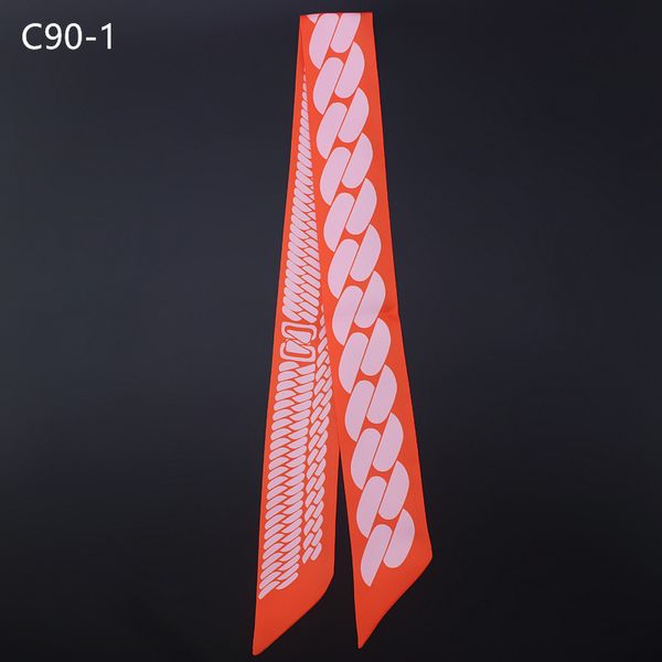 new design vintage chain print women small twill silk scarf bag ribbons fashion head scarf summer long scarves, Blue;gray
new design vintage chain print women small twill silk scarf bag ribbons fashion head scarf summer long scarves, Blue;gray