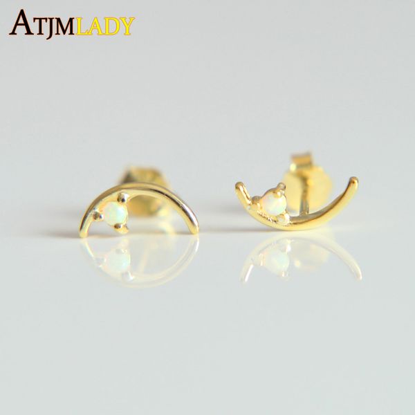 jewelry factory promotion christmas gift white fire opal stone 100% 925 sterling silver moon stud dainty silver tiny earring, Golden;silver
jewelry factory promotion christmas gift white fire opal stone 100% 925 sterling silver moon stud dainty silver tiny earring, Golden;silver