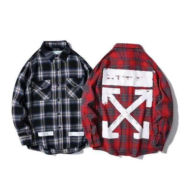 fashion men's shirts tide brand autumn and winter new foundation graffiti foam arrow men and women cotton long sleeved plaid shirt whol, White;black
fashion men's shirts tide brand autumn and winter new foundation graffiti foam arrow men and women cotton long sleeved plaid shirt whol, White;black