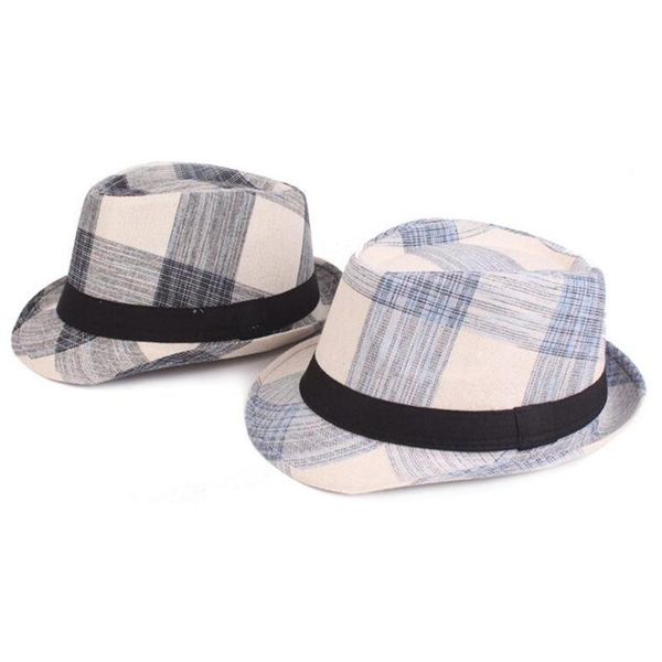 sun floppy wide brim hats beach summer mens hat spring and plaid hats jazz literary youth middle hat, Blue;gray
sun floppy wide brim hats beach summer mens hat spring and plaid hats jazz literary youth middle hat, Blue;gray