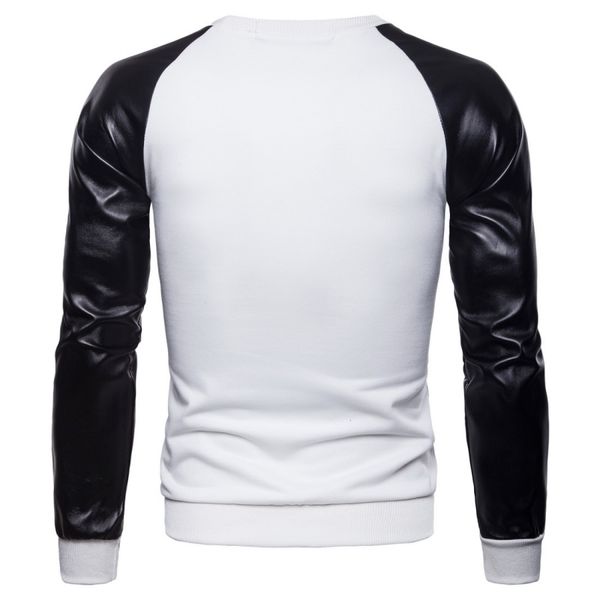 men's hoodies & sweatshirts 2021 autumn pullover male england style leather patchwork sweatshirt men clothes fashion o-neck cotton tra, Black
men's hoodies & sweatshirts 2021 autumn pullover male england style leather patchwork sweatshirt men clothes fashion o-neck cotton tra, Black