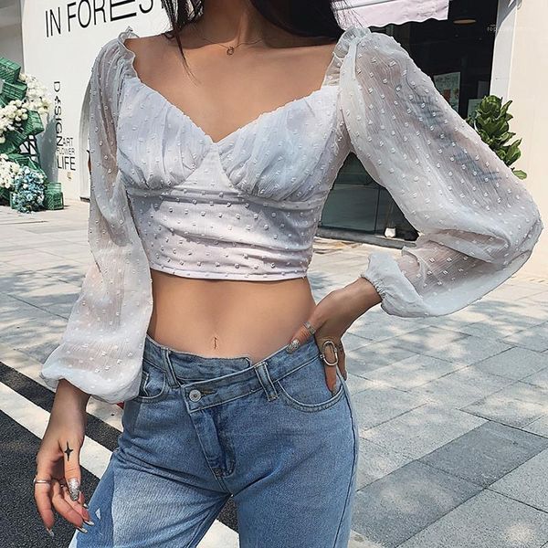 crop casual puff sleeve womens clothing tshirts women vneck tees fashion soild color slim, White
crop casual puff sleeve womens clothing tshirts women vneck tees fashion soild color slim, White