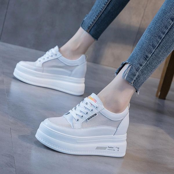 swyivy genuine leather sneakers for women shoes breathable casual shoes woman 2020 summer super high heel white sneakers ladies t200820, Black
swyivy genuine leather sneakers for women shoes breathable casual shoes woman 2020 summer super high heel white sneakers ladies t200820, Black