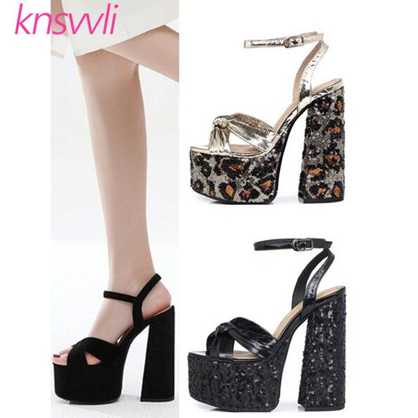 glistens extreme high heels women sandals bow runway shoes woman thick sole platform sandals chunky heels femmes sandales, Black 
glistens extreme high heels women sandals bow runway shoes woman thick sole platform sandals chunky heels femmes sandales, Black