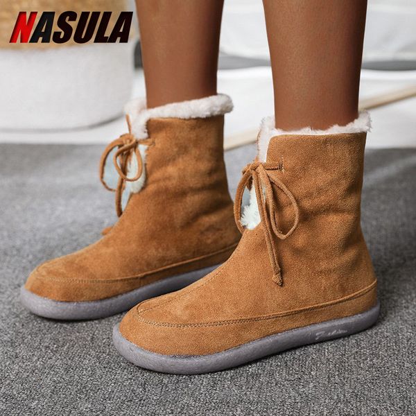 boots women winter snow non slip ladies flats casual lace up plush warm mid calf shoes fashion footwear female plus size, Black
boots women winter snow non slip ladies flats casual lace up plush warm mid calf shoes fashion footwear female plus size, Black