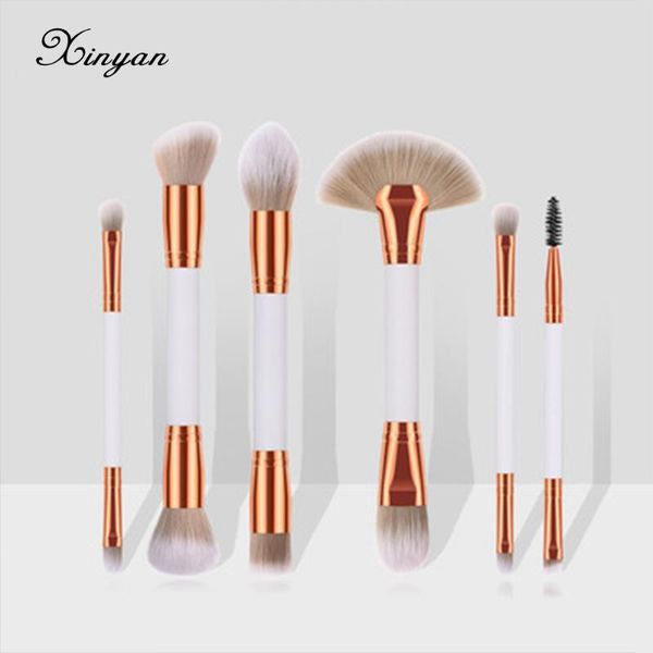 xinyan eyeshadow makeup brush set foundation double head eyebrow brush wood handle cosmetic blush concealer face beauty tool
xinyan eyeshadow makeup brush set foundation double head eyebrow brush wood handle cosmetic blush concealer face beauty tool
