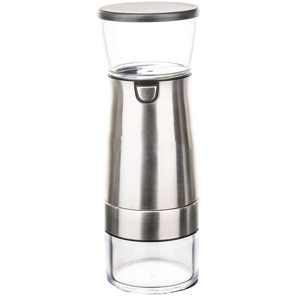electric coffee grinder,usb stainless steel coffee beans mill hand crank grinder for spice nuts seeds home office travel