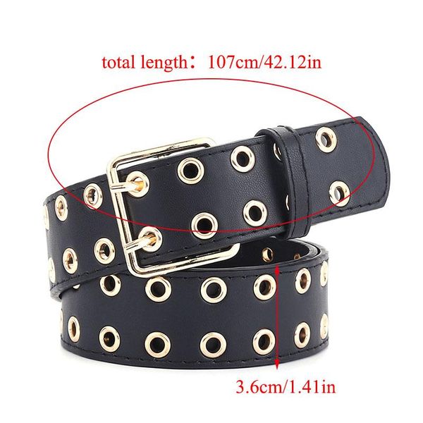 2020 vintage women punk chain belt pu leather black double eyelet buckle waist belt rock hip-hop female ladies waist jeans01, Black;brown
2020 vintage women punk chain belt pu leather black double eyelet buckle waist belt rock hip-hop female ladies waist jeans01, Black;brown