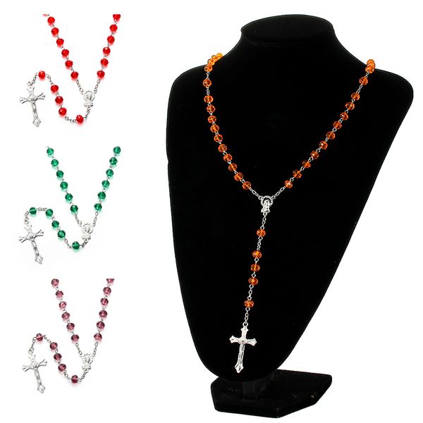 классического стеклянных бусины розарий крест подвеска подвеска necklacejesus крест длинной подвеска подвеска prayer католических ювелирные, Silver
классического стеклянных бусины розарий крест подвеска подвеска necklacejesus крест длинной подвеска подвеска prayer католических ювелирные, Silver