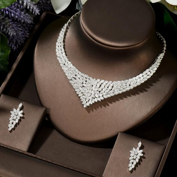 hibride new micro cz pave leaf design fashion jewelry sets for women necklace earring jewelry set accessories party gifts n-1463, Silver
hibride new micro cz pave leaf design fashion jewelry sets for women necklace earring jewelry set accessories party gifts n-1463, Silver