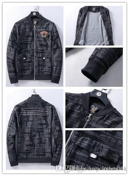 fashion luxury designer mens jacket for spring brand wind breaker fabric stand-up collar fashionable men's casual jacket size, Black;brown
fashion luxury designer mens jacket for spring brand wind breaker fabric stand-up collar fashionable men's casual jacket size, Black;brown