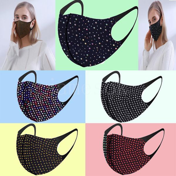 artificial diamond mask washable reusable mask face shield sequins colorful rhinestones face mask designer masks da779
artificial diamond mask washable reusable mask face shield sequins colorful rhinestones face mask designer masks da779