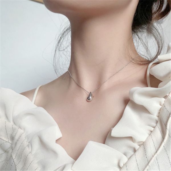 hangzhi 2020 новые тенденции моды simple water drop горох gold ключицы цепи ожерелье для женщин девушки партии ювелирные подарки, Silver
hangzhi 2020 новые тенденции моды simple water drop горох gold ключицы цепи ожерелье для женщин девушки партии ювелирные подарки, Silver
