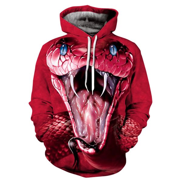 nature animals hoodies 3d pullover long sleeve tracksuits cool snake printed hooded sweatshirts plus size s-4xl, Black
nature animals hoodies 3d pullover long sleeve tracksuits cool snake printed hooded sweatshirts plus size s-4xl, Black