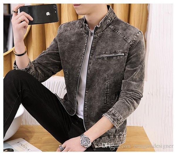 youth leisure style thermal clothing mens korean version pure color outwear mens retro jeans jacket spring designer, Black;brown
youth leisure style thermal clothing mens korean version pure color outwear mens retro jeans jacket spring designer, Black;brown