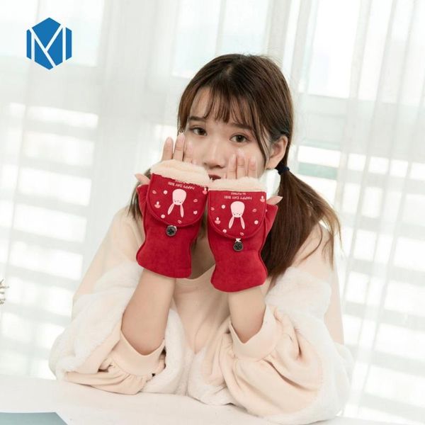 five fingers gloves mism suede leather fingerless outdoor sports ski mittens winter warm thick women pompom handschoenen, Blue;gray
five fingers gloves mism suede leather fingerless outdoor sports ski mittens winter warm thick women pompom handschoenen, Blue;gray