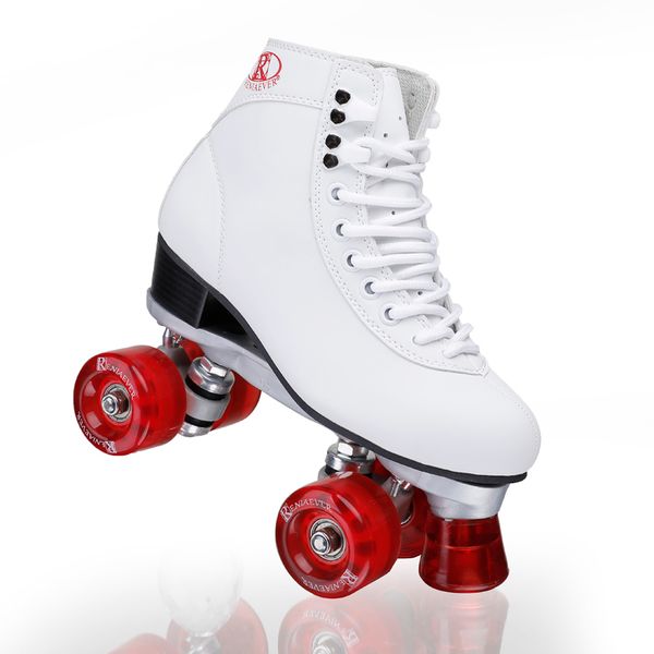 inline & roller skates fashion double row pulley shoes 4-wheel white pu boots wine red wheels
inline & roller skates fashion double row pulley shoes 4-wheel white pu boots wine red wheels