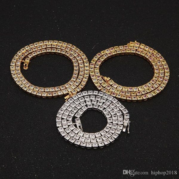 Hip Hop Bling Chains Jewelry Mens Iced Out Diamond Tennis Chain Necklace Bracelet High Quality Square Colorful Zircon Necklaces18inch-24inch
Hip Hop Bling Chains Jewelry Mens Iced Out Diamond Tennis Chain Necklace Bracelet High Quality Square Colorful Zircon Necklaces18inch-24inch