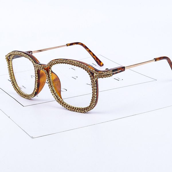 luxury rhinestone eyeglasses frame women classic square spectacles frame female clear lens glasses for women, Black
luxury rhinestone eyeglasses frame women classic square spectacles frame female clear lens glasses for women, Black