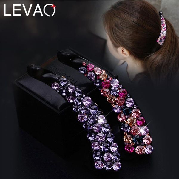 levao new vintage rhinestone hairpins for women horsetail hair clips colorful crystal leaves hairpins crab hair accessories
levao new vintage rhinestone hairpins for women horsetail hair clips colorful crystal leaves hairpins crab hair accessories