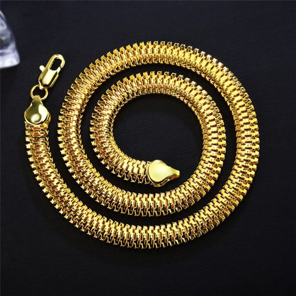 golden snake chain fine 10mm flat snake/keel retro copper hip hop chain item snake bone bracelet metal jewelry, Silver
golden snake chain fine 10mm flat snake/keel retro copper hip hop chain item snake bone bracelet metal jewelry, Silver