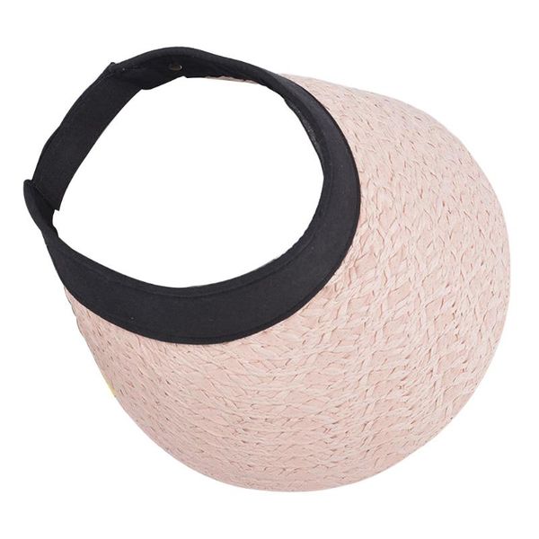 women empty open sweat absorbent hair accessories adjustable foldable magic sticker sun cap fashion wide brim straw hat, Blue;gray
women empty open sweat absorbent hair accessories adjustable foldable magic sticker sun cap fashion wide brim straw hat, Blue;gray