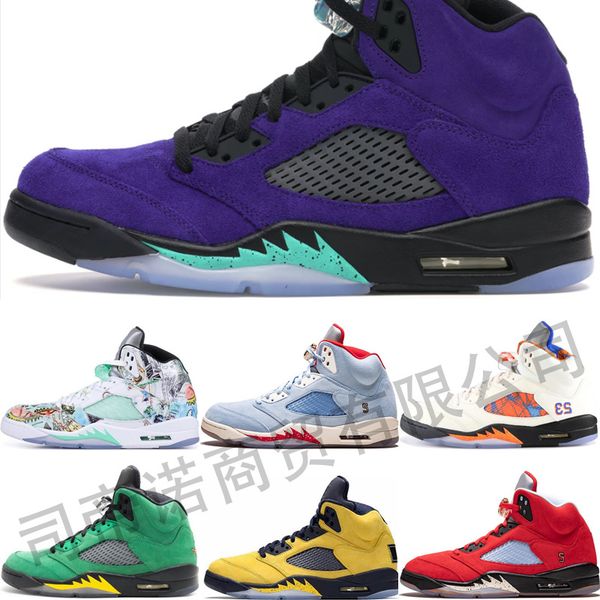 5 5s basketball shoes men og black metallic white grape oreo fire red blue suede white cement bred gym sport sneakers chaussure
5 5s basketball shoes men og black metallic white grape oreo fire red blue suede white cement bred gym sport sneakers chaussure