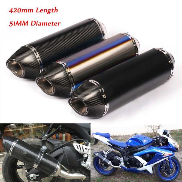 carbon fiber stainless steel exhaust muffler pipe db killer silp on for 51mm head baffler motorcycle universal
carbon fiber stainless steel exhaust muffler pipe db killer silp on for 51mm head baffler motorcycle universal