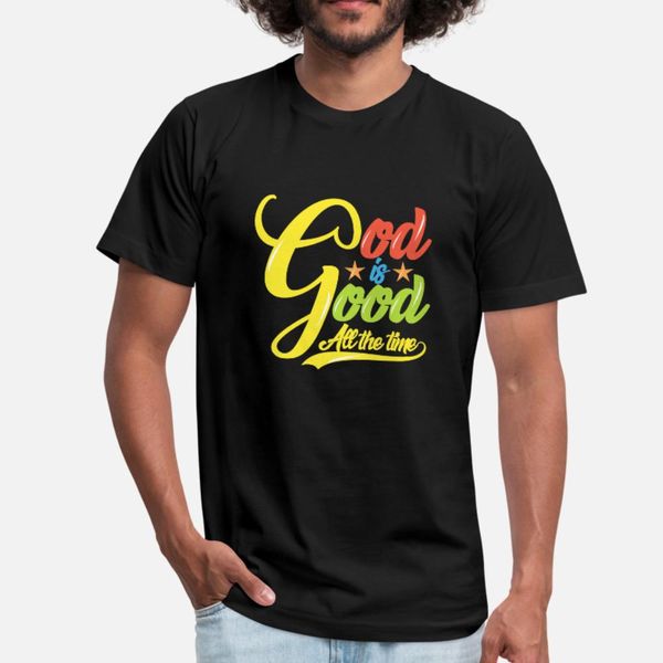 god is good all the time t shirt men design short sleeve s-3xl male sunlight new fashion summer pictures shirt, White;black
god is good all the time t shirt men design short sleeve s-3xl male sunlight new fashion summer pictures shirt, White;black