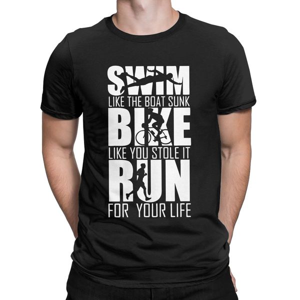 нью-триатлон мужская футболка swim bike run забавная triathlete fun тис с коротким рукавом футболки 100% хлопок подарок на день рождения оде
нью-триатлон мужская футболка swim bike run забавная triathlete fun тис с коротким рукавом футболки 100% хлопок подарок на день рождения оде