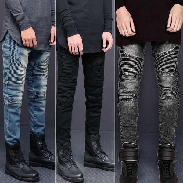 europe and the united states fashion pants stretch slim jeans tide men fold feet pants large size men's jeans, Blue
europe and the united states fashion pants stretch slim jeans tide men fold feet pants large size men's jeans, Blue
