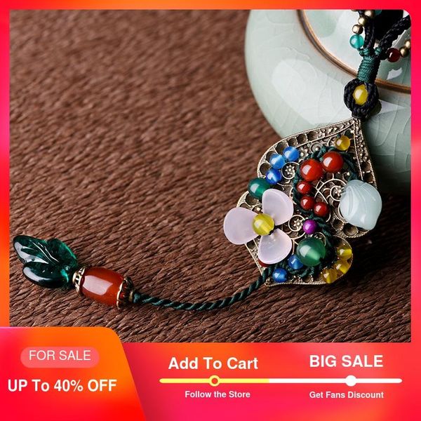 ethnic maxi neckalce for women long chain bronze carnelian color glazed glass flower pendant handmade jewelry 2020 new arrival, Silver
ethnic maxi neckalce for women long chain bronze carnelian color glazed glass flower pendant handmade jewelry 2020 new arrival, Silver