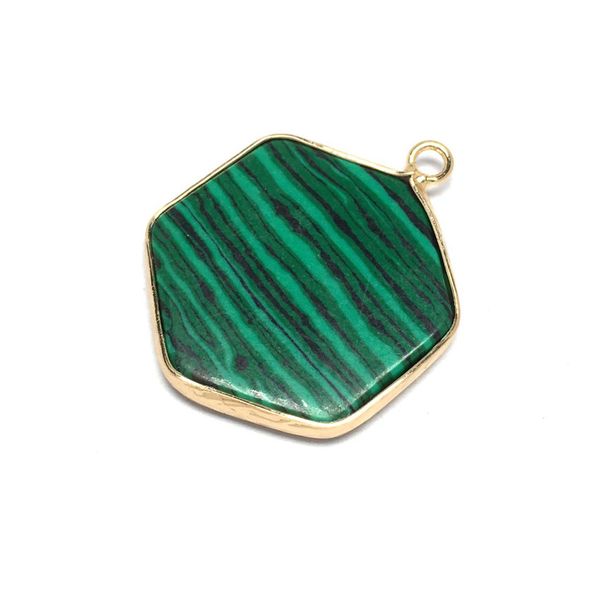 wholesale 10 pcs gold plated hexagon shape malachite stone pendant for party gift white howlite jewelry, Silver
wholesale 10 pcs gold plated hexagon shape malachite stone pendant for party gift white howlite jewelry, Silver