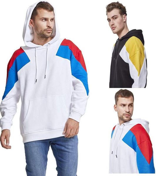 hooded pullover new hoodies tracksuit men leisure sportswear men sweatshirt patchwork solid color white black
hooded pullover new hoodies tracksuit men leisure sportswear men sweatshirt patchwork solid color white black