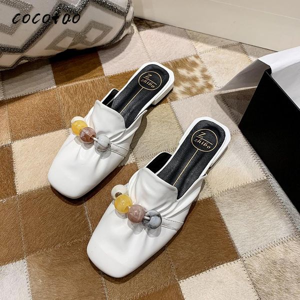slippers women wear 2020 spring new comfortable korean wild square head pearl fashion ins baotou cool slippers tide, Black
slippers women wear 2020 spring new comfortable korean wild square head pearl fashion ins baotou cool slippers tide, Black