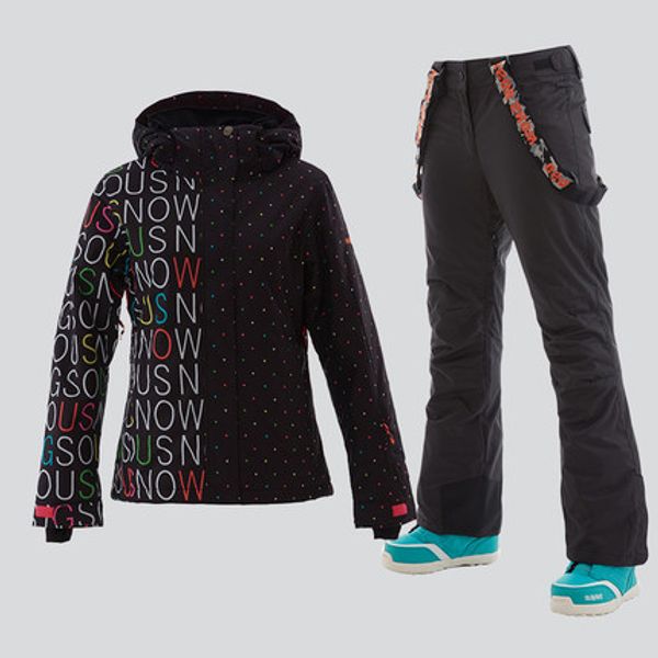 gsou snow winter clothing women ski suit snowboard jacket pant windproof waterproof outdoor sport wear hooded thicken female set
gsou snow winter clothing women ski suit snowboard jacket pant windproof waterproof outdoor sport wear hooded thicken female set