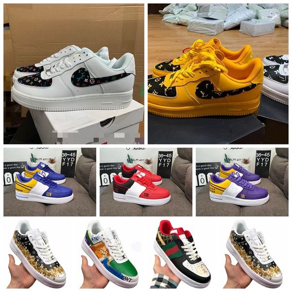 new graffi dunk 1 utility running shoes men women triple air af 1 forces airforce one skateboard mens trainers sports sneakers, Black
new graffi dunk 1 utility running shoes men women triple air af 1 forces airforce one skateboard mens trainers sports sneakers, Black