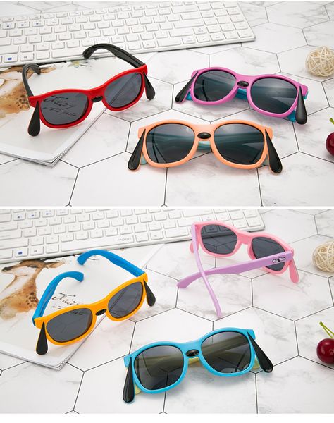 2020 puppy sunglasses kids outdoor sports polarized sunshades glasses for boys girls uv protection, White;black
2020 puppy sunglasses kids outdoor sports polarized sunshades glasses for boys girls uv protection, White;black