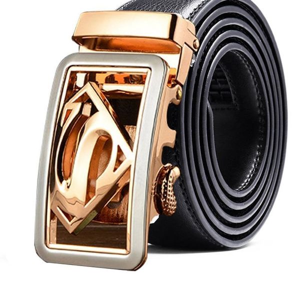 men s leather belt leather belt automatic buckle belt superman fashion04, Black;brown
men s leather belt leather belt automatic buckle belt superman fashion04, Black;brown