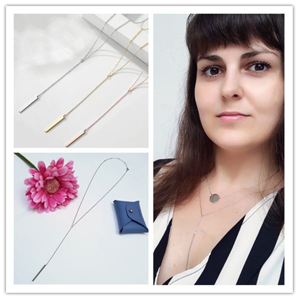 chains stainless steel glossy necklaces 50cm gold silver color fashion jewelry ladies chain long necklace simple female
chains stainless steel glossy necklaces 50cm gold silver color fashion jewelry ladies chain long necklace simple female