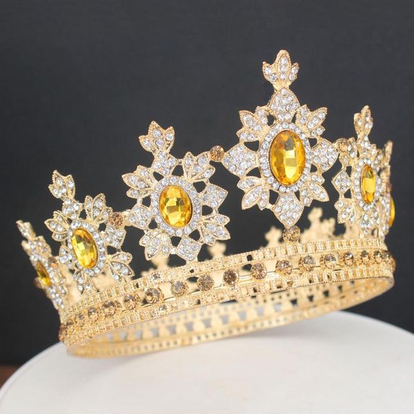 crystal bridal tiaras and crowns queen king diadem headpiece women prom hair ornaments wedding bride head jewelry accessories, Golden;silver
crystal bridal tiaras and crowns queen king diadem headpiece women prom hair ornaments wedding bride head jewelry accessories, Golden;silver