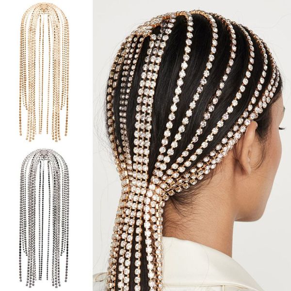 women glitter long rhinestone tassel headband jewelry crystal chain bridal hair hoop wedding prom party tiara headpiece
women glitter long rhinestone tassel headband jewelry crystal chain bridal hair hoop wedding prom party tiara headpiece