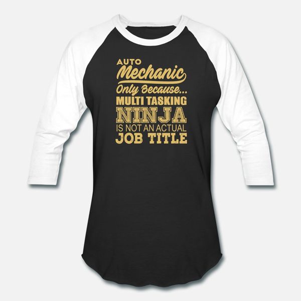 auto mechanic only because multi tasking ninja is t shirt men printing 100% cotton round collar natural famous casual spring unique shirt
auto mechanic only because multi tasking ninja is t shirt men printing 100% cotton round collar natural famous casual spring unique shirt