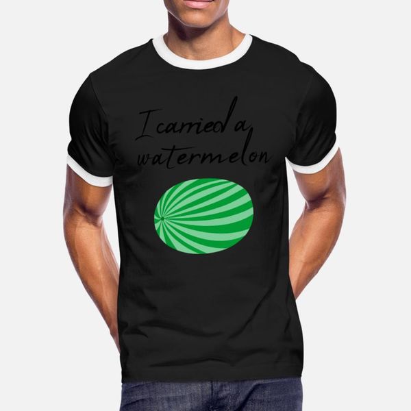 i carried a watermelon gift idea t shirt men create 100% cotton crew neck slim gift basic spring cool shirt
i carried a watermelon gift idea t shirt men create 100% cotton crew neck slim gift basic spring cool shirt