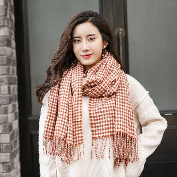 scarves autumn and winter men women houndstooth scarf thick type all-match soft cashmere plaid tassel shawl factory direct sales, Blue;gray
scarves autumn and winter men women houndstooth scarf thick type all-match soft cashmere plaid tassel shawl factory direct sales, Blue;gray
